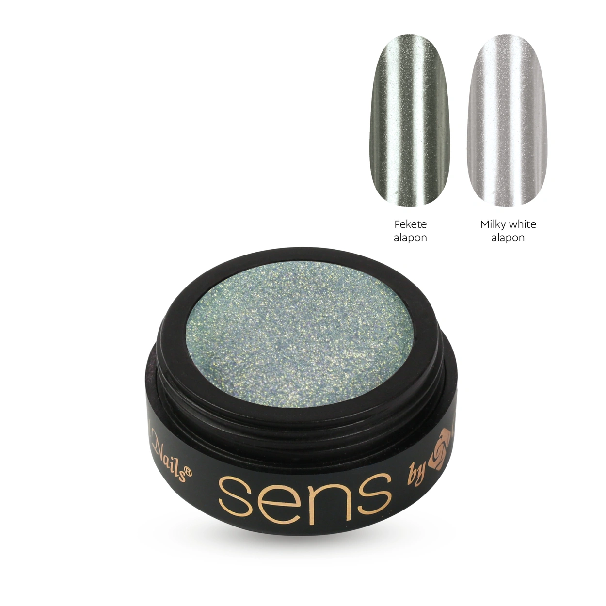 Crystal Nails SENS ChroMirror Deluxe króm pigmentpor - Astra főképe